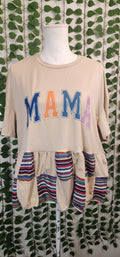 Mama patchwork shirt