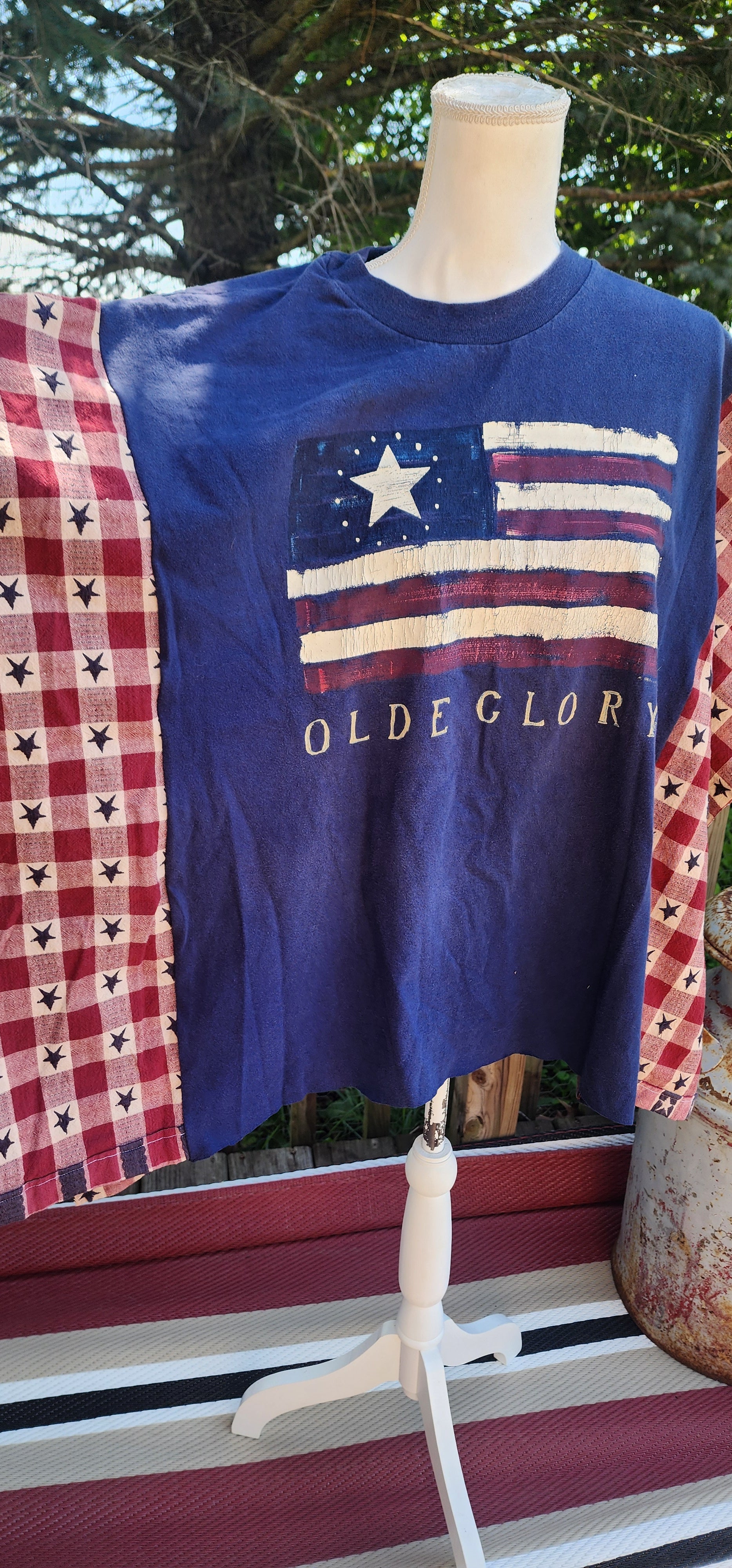 Olde Glory USA Poncho shirt ( 2XL and under)