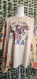 In my cowgirl Era Poncho shirt