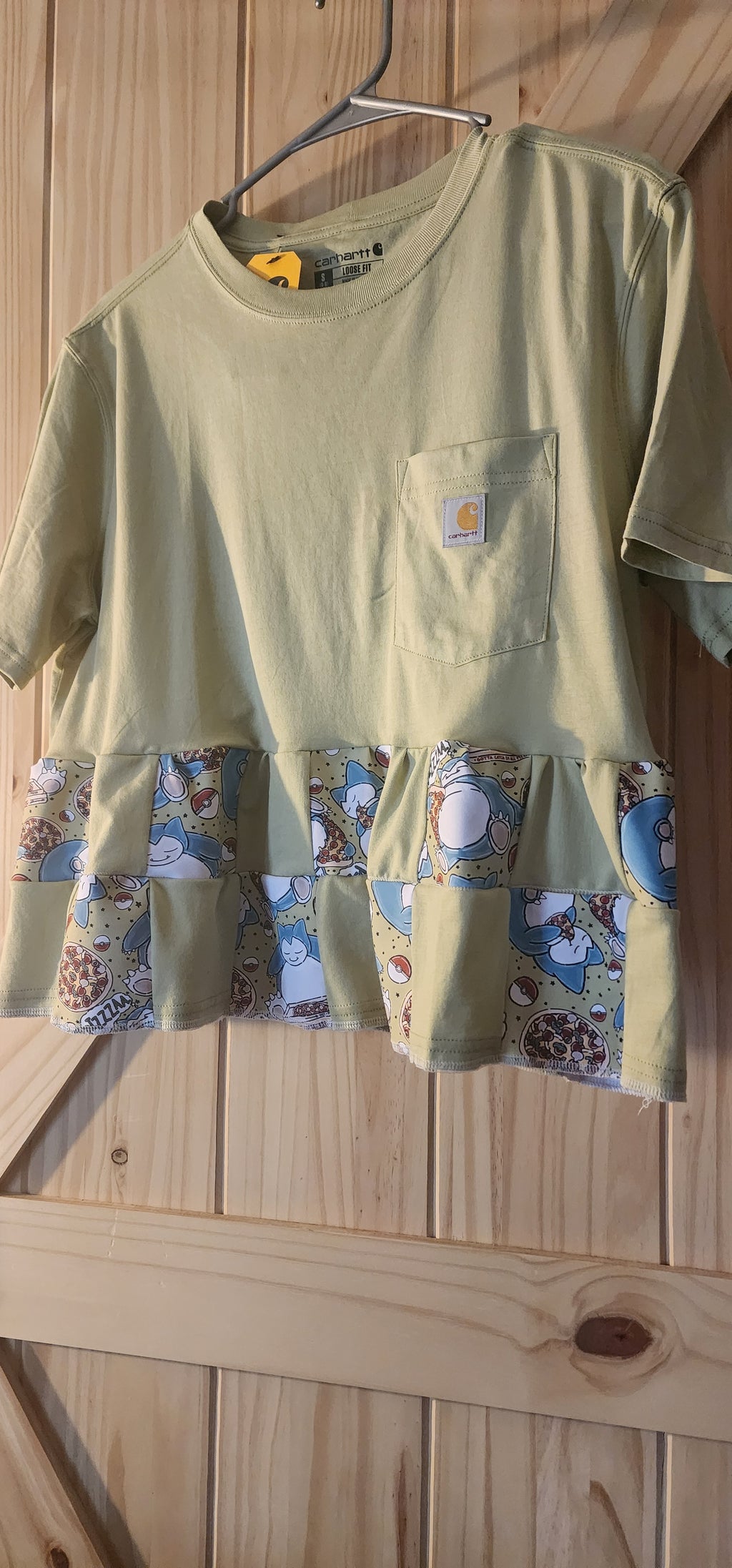 Upcycled Pokémon Carhartt Patchwork tee