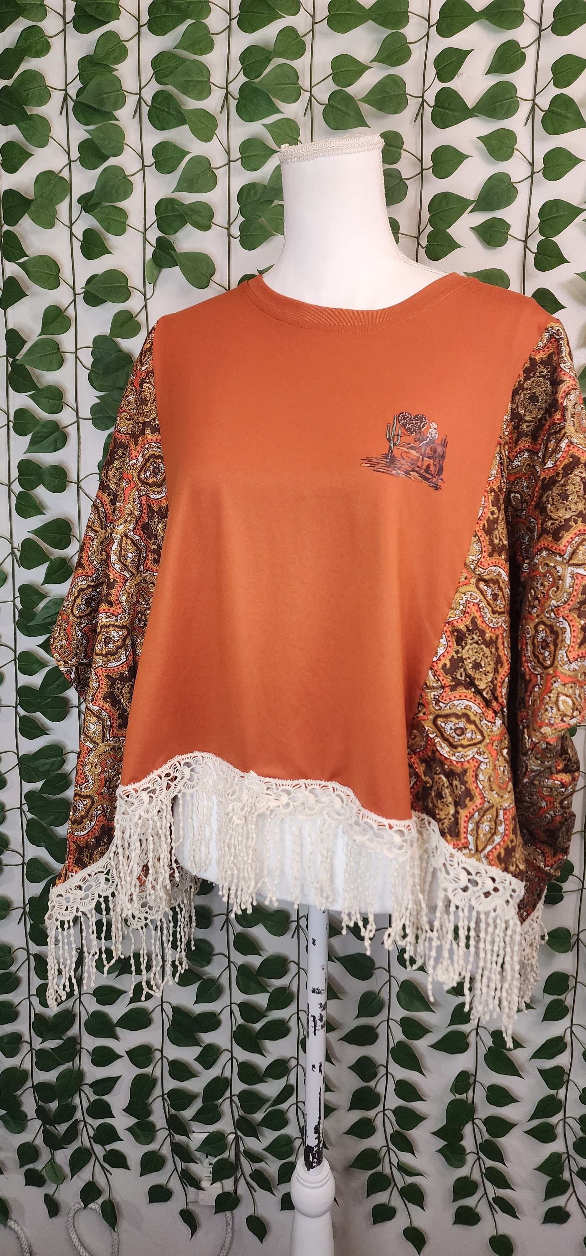 Heart like a truck Upcycled Top