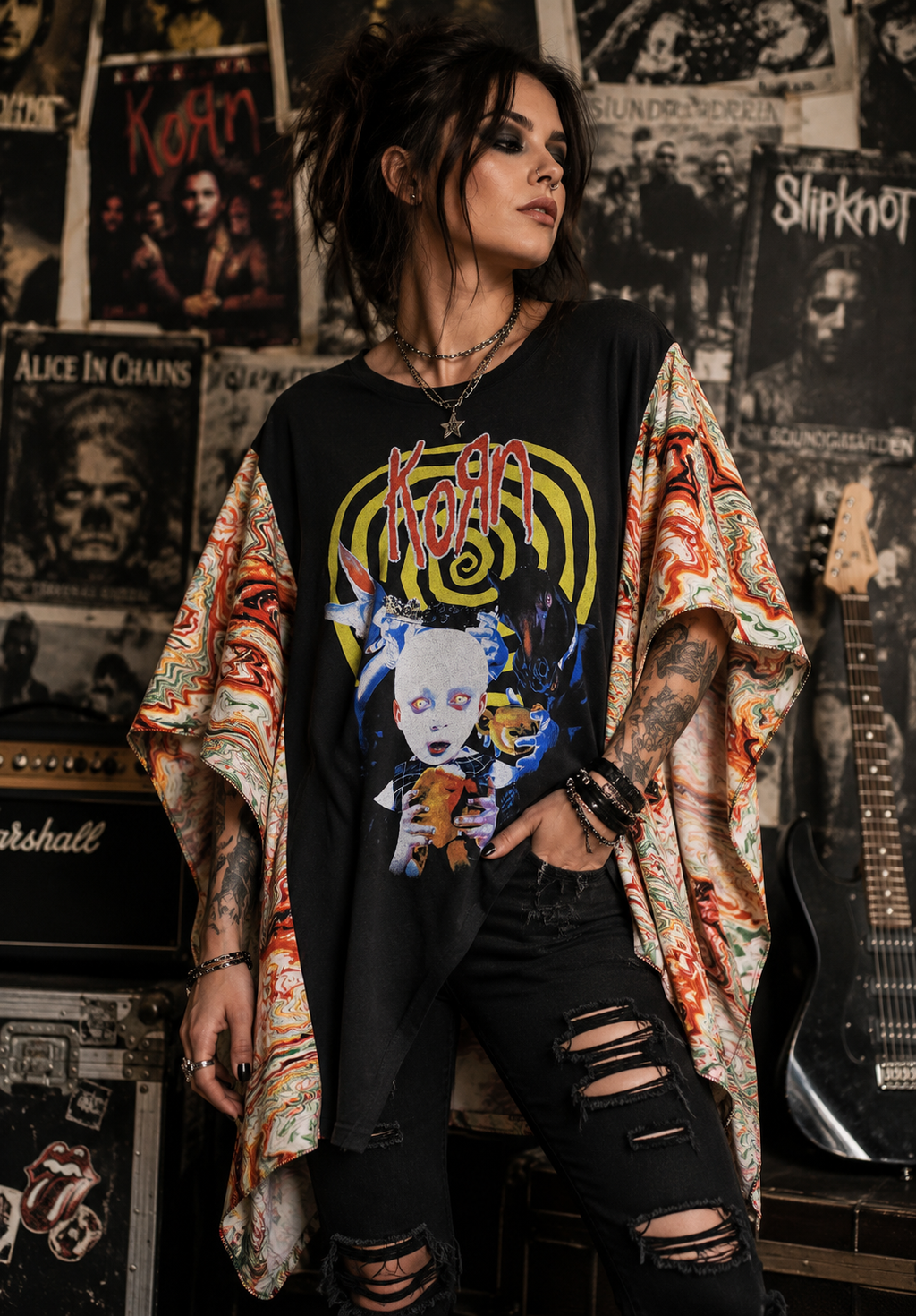 KORN Poncho shirt