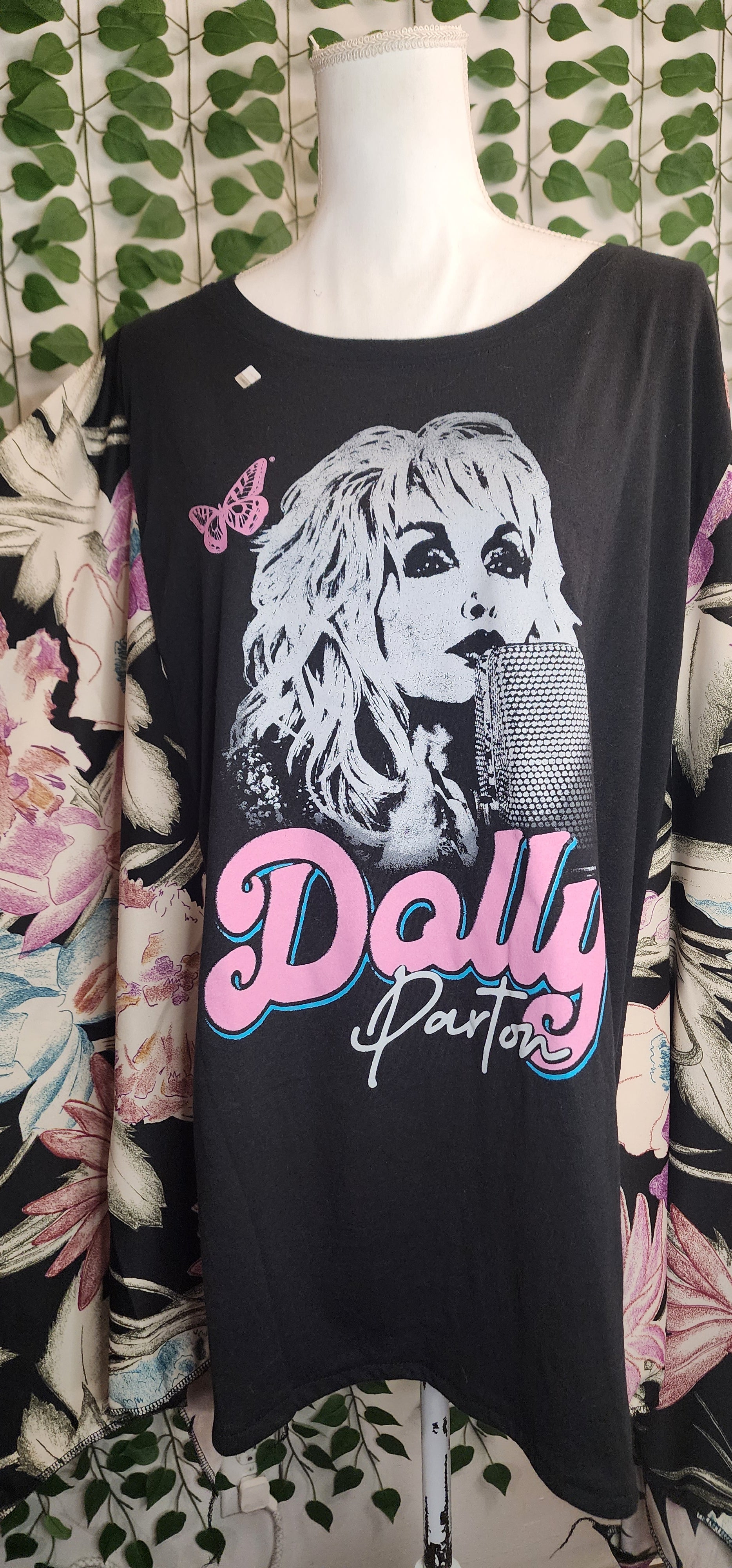 Dolly with Artistic Floral sleeves