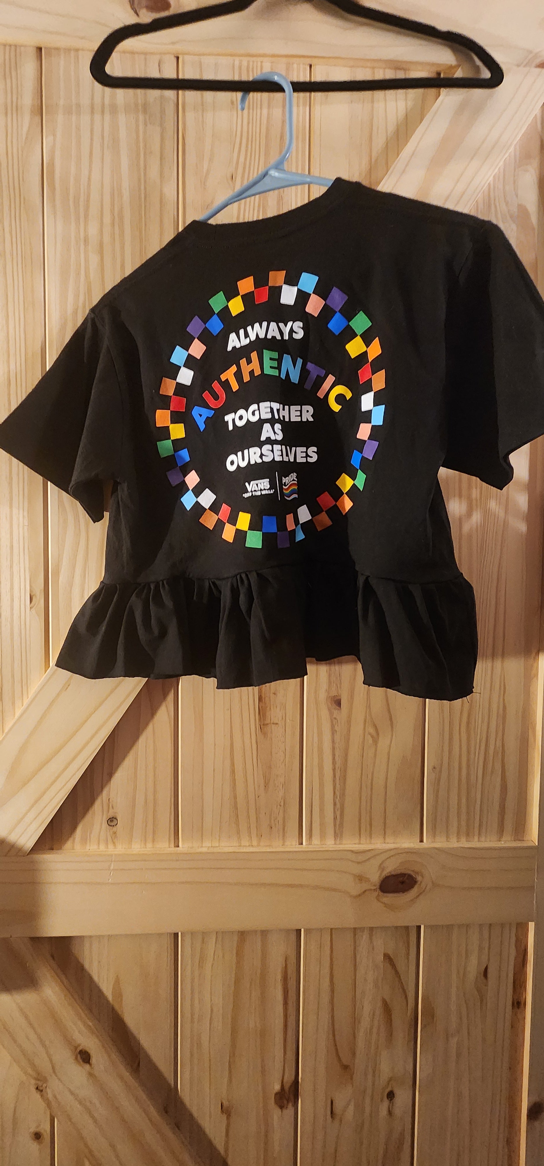 Vans pride Ruffle Bottom Top